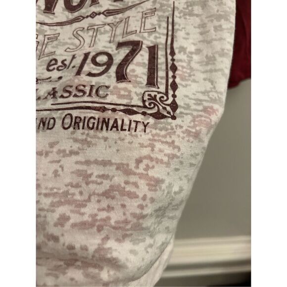 Disney Parks Vintage Mickey Baseball Burnout Thin T-shirt size L - Picture 4 of 7